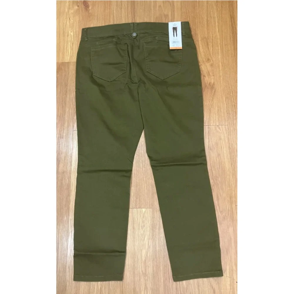 Nautica Jeans Women's Olive Green Skinny Leg StretchPants 16